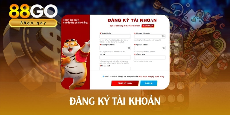 Đăng ký tài khoản