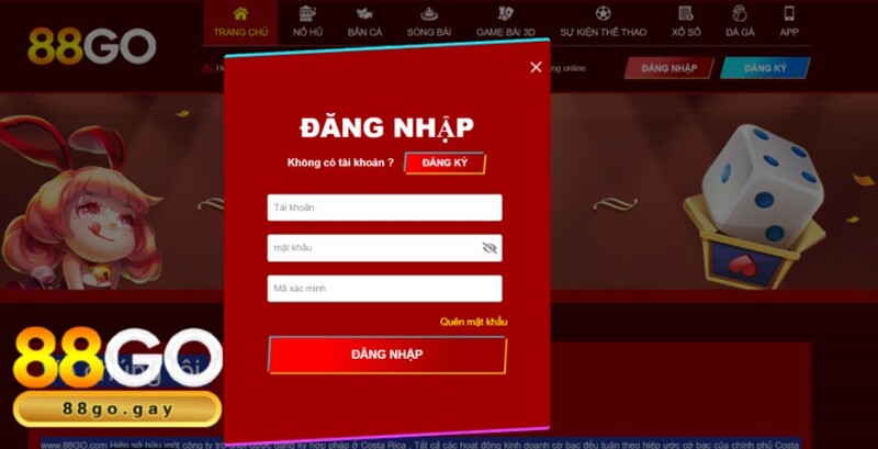 88GO 32 Cổng game 88GO tối ưu hóa quá trình đăng nhập để đảm bảo thuận tiện nhất cho game thủ