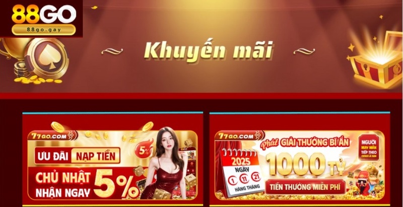 88GO 33 Nhận ngay hàng ngàn ưu đãi từ 88GO - Nhà cái trực tuyến uy tín số #1
